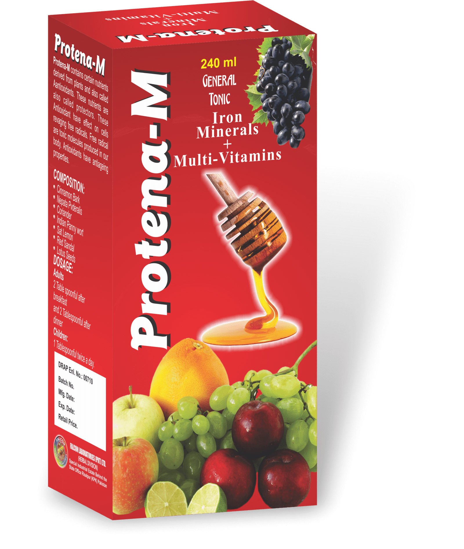 protina iron and multivitamin tonic 240ml