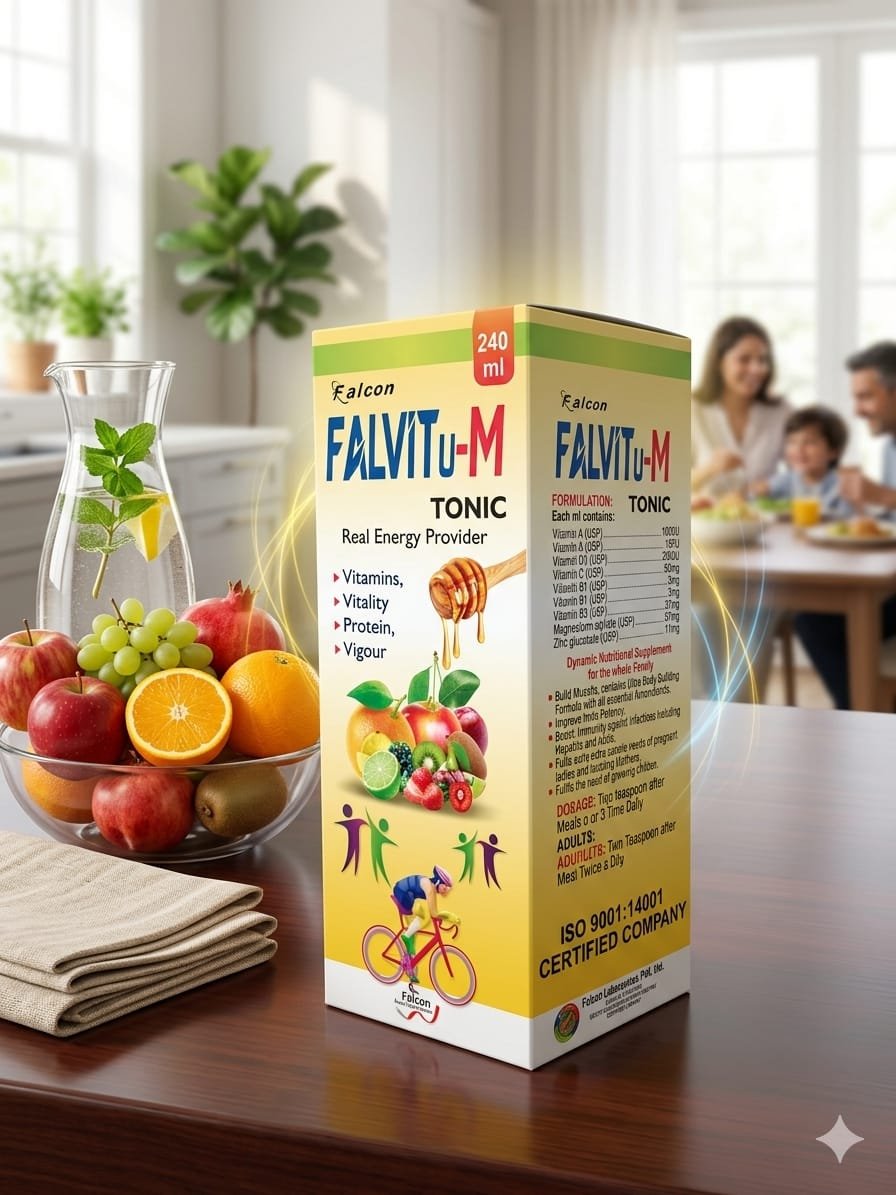 Falvitu-M Tonic 240ml – Multivitamin & Energy Support