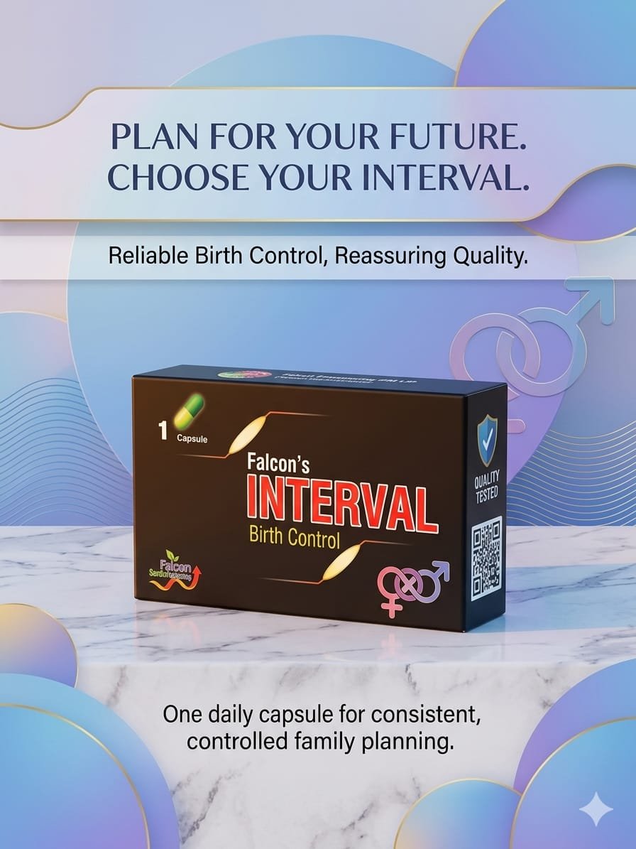 Falcon Interval Birth Control Capsule (1 Count) – Reliable Daily Family Planning