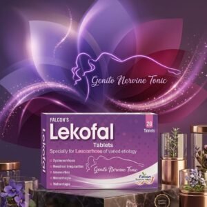 Falcon's Lekofal Tablets (20 Count) – Genito Nervine Tonic for Women's Wellness & Menstrual Support