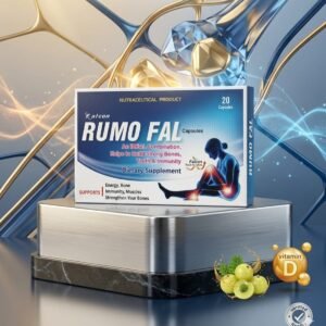 Falcon Rumo Fal Tablets (20 Count) – Vitamin D Dietary Supplement for Strong Bones, Joints & Immunity