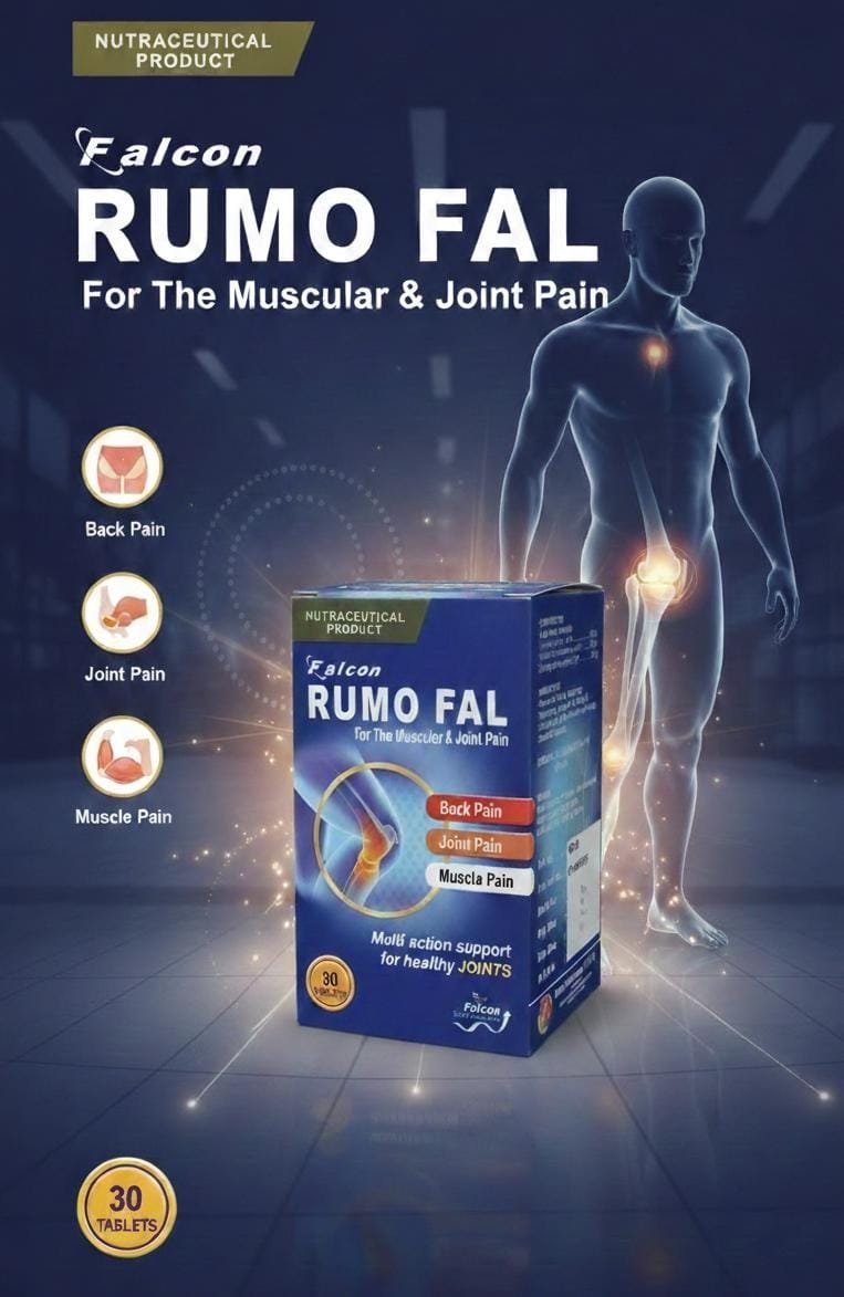 Falcon Rumo Fal Tablets (30 Count) – Multi-Action Support for Muscular & Joint Pain
