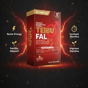 Falcon Teibufal Capsules (20 Count) – Maximum Performance Formula for Energy, Stamina & Fertility Support