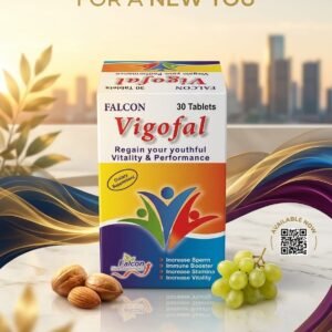 Falcon Vigofal Tablets (30 Count) – Men's Dietary Supplement for Vitality, Stamina & Performance
